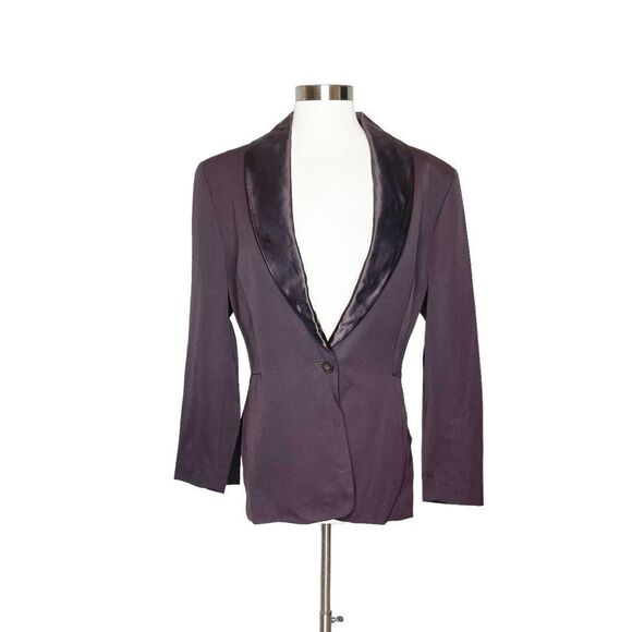 Jean Paul Gaultier Jackets & Blazers - Vintage 90s Jean Paul Gaultier Femme Blazer IT 42 US 8 Brown Wool Silk Jacket